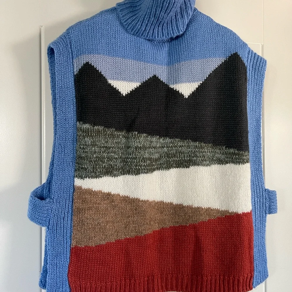 Anthro Laura Dalgaard Knit Scene Sweater - Picture 2 of 5